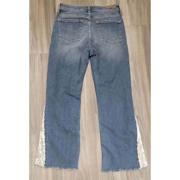 Anthropologie Pilcro and the Letterpres High-rise Sequin Flare Jeans size 27 - Picture 9 of 12